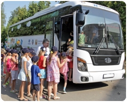 Аренда автобуса для перевозки детей